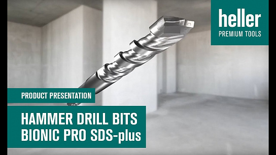 Видео о буре по бетону Heller Bionic Pro SDS-Plus 8х250х310