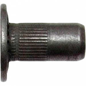 Bralo, заклепка с внутренней резьбой стальная с насечкой для пластика М6/8,95х18,1 широкий бортик