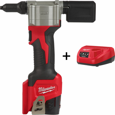 Субкомпактный аккумуляторный заклепочник Milwaukee M12 BPRT-201X фото