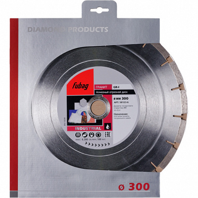 Диск для камнерезных станков Fubag Industrial GR-I 400х3,3х30/25,4 фото
