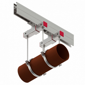 Termoclip, хомут составной для высоких нагрузок P-HD 9" (250-260) М16