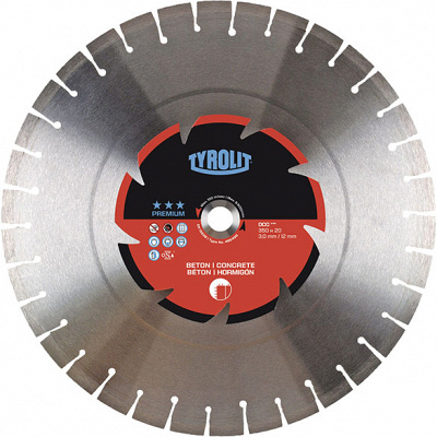 Диск для резчиков Tyrolit Premium DCC 350х3х25,4 фото