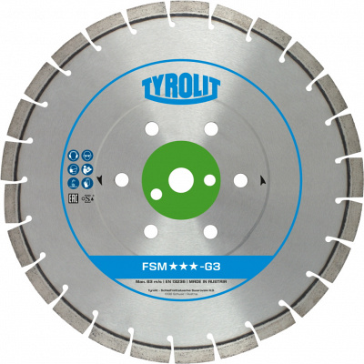 Диск для нарезчиков швов Tyrolit Premium FSM-G3 300х3,9х25,4 фото