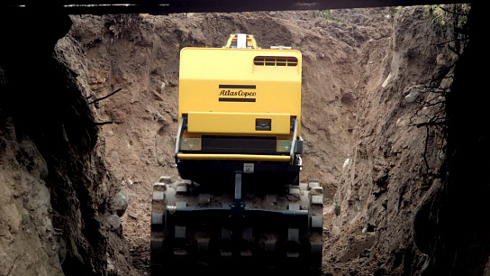 Видео о катке дизельном Atlas Copco LP 8504 850 mm