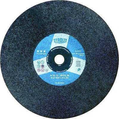 Абразивный диск для резчиков Tyrolit Premium A30Q-BF02M 400х4х32 тип 41 фото