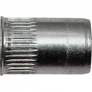 Bralo, заклепка с внутренней резьбой стальная с насечкой М8/10,9х16,8 уменьшенный бортик