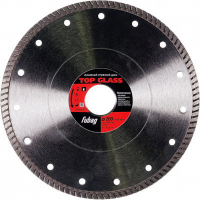 Диск для плиткорезов Fubag Top Glass 200х1,7х30/25,4 фото
