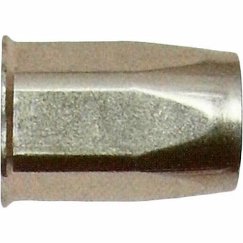 Bralo, заклепка с внутренней резьбой стальная шестигранная М5/6,9х14 уменьшенный бортик фото
