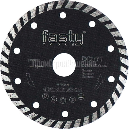 Fasty DCU Turbo 125х2,5х22,23